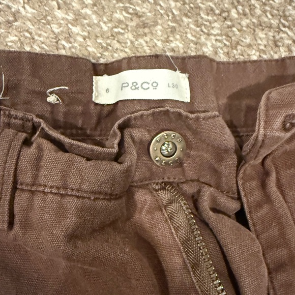 Men's Brown Utility Work Pants - Picture 4 of 6